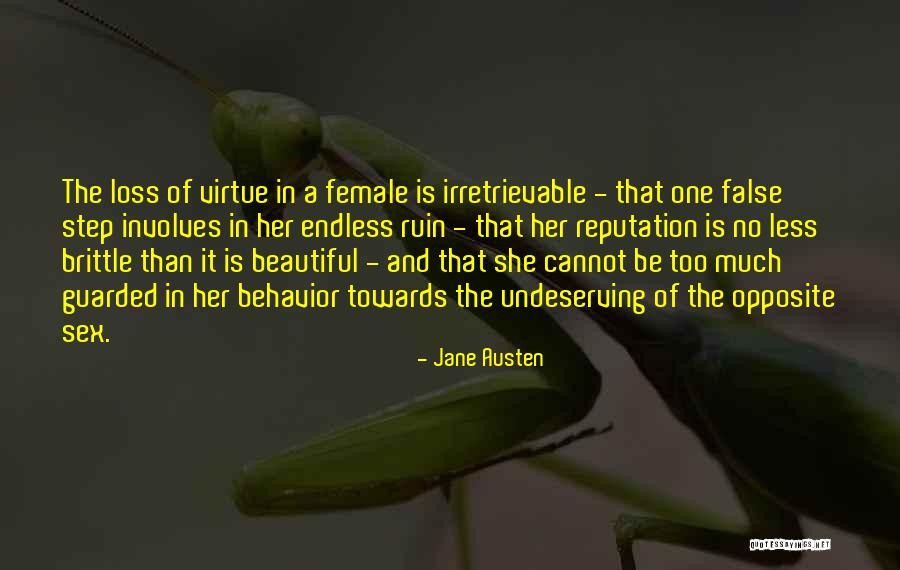 Ruin The Reputation Quotes By Jane Austen Ruin The Reputation Quotes By Jane Austen