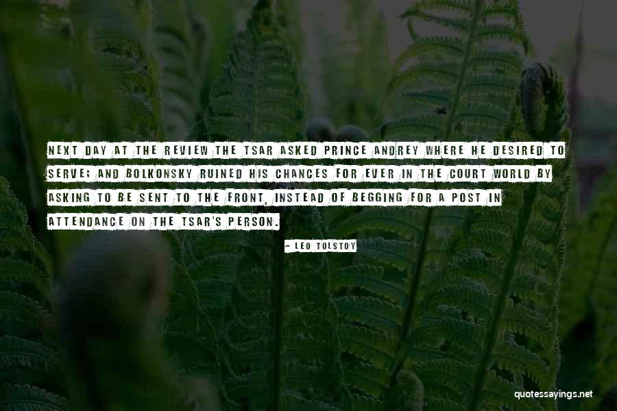 Ruined Day Quotes By Leo Tolstoy Ruined Day Quotes By Leo Tolstoy