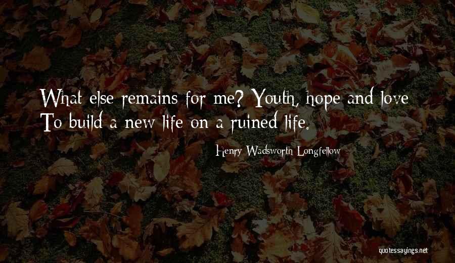 Ruined Youth Quotes By Henry Wadsworth Longfellow Ruined Youth Quotes By Henry Wadsworth Longfellow