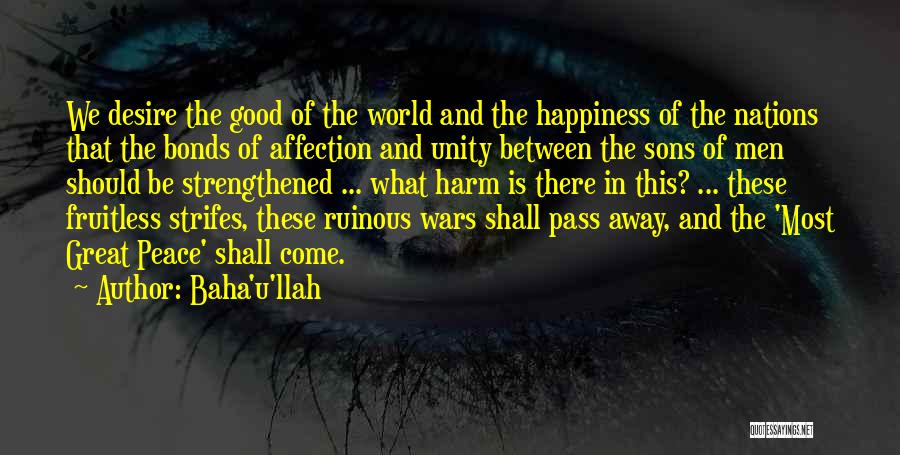 Ruinous Quotes By Baha'u'llah