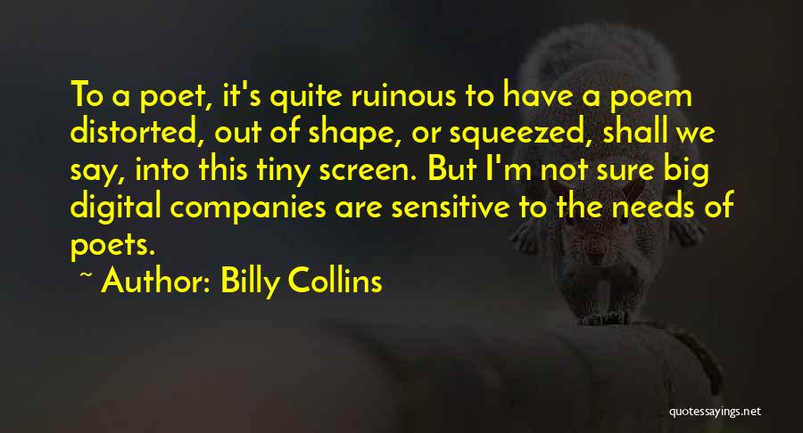 Ruinous Quotes By Billy Collins