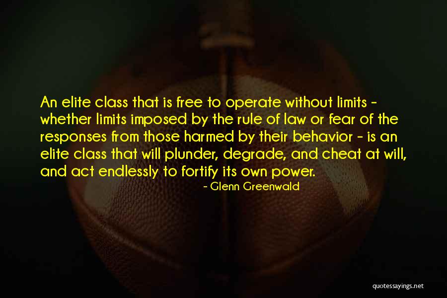 Rule And Act Quotes By Glenn Greenwald