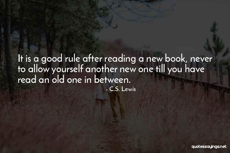 Rule Book Quotes By C.S. Lewis Rule Book Quotes By C.S. Lewis