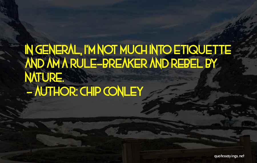 Rule Breaker Quotes By Chip Conley