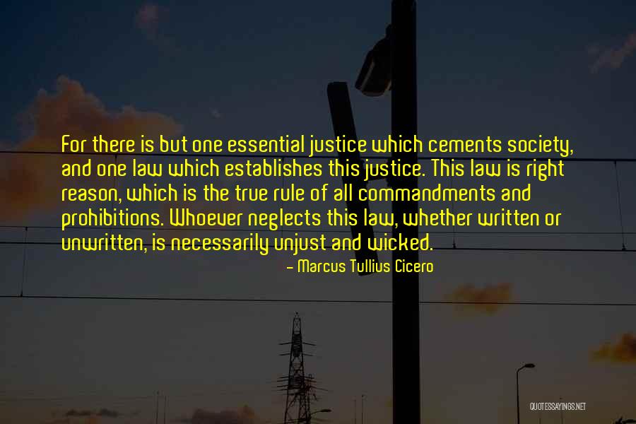 Rule Of Law And Justice Quotes By Marcus Tullius Cicero