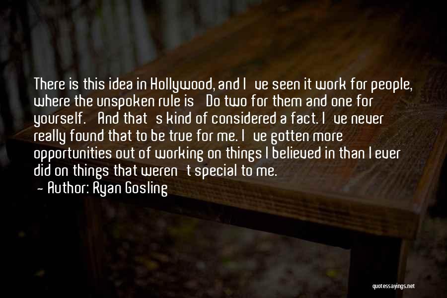 Rule Of Two Quotes By Ryan Gosling