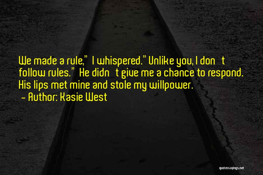 Rule Quotes By Kasie West