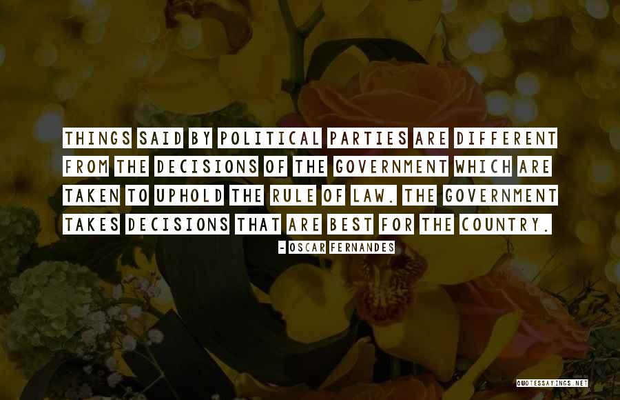Rule Your Own Country Quotes By Oscar Fernandes Rule Your Own Country Quotes By Oscar Fernandes
