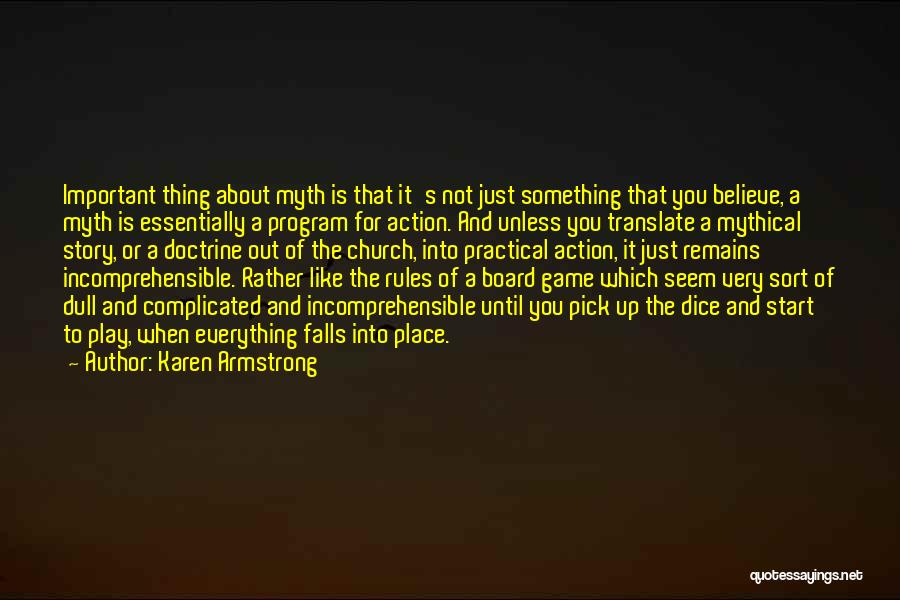 Rules And Games Quotes By Karen Armstrong