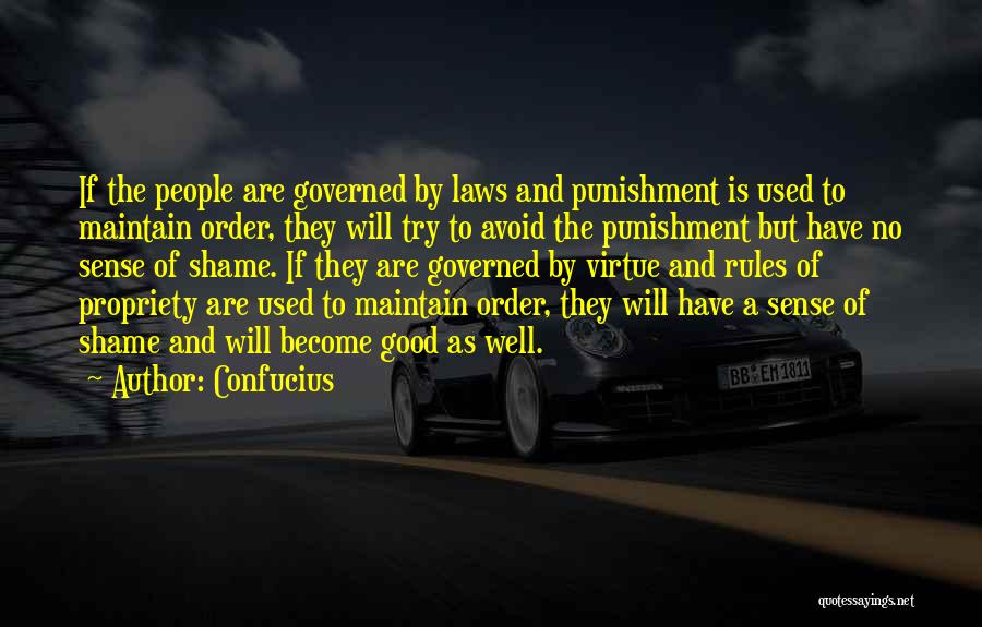 Rules And Order Quotes By Confucius