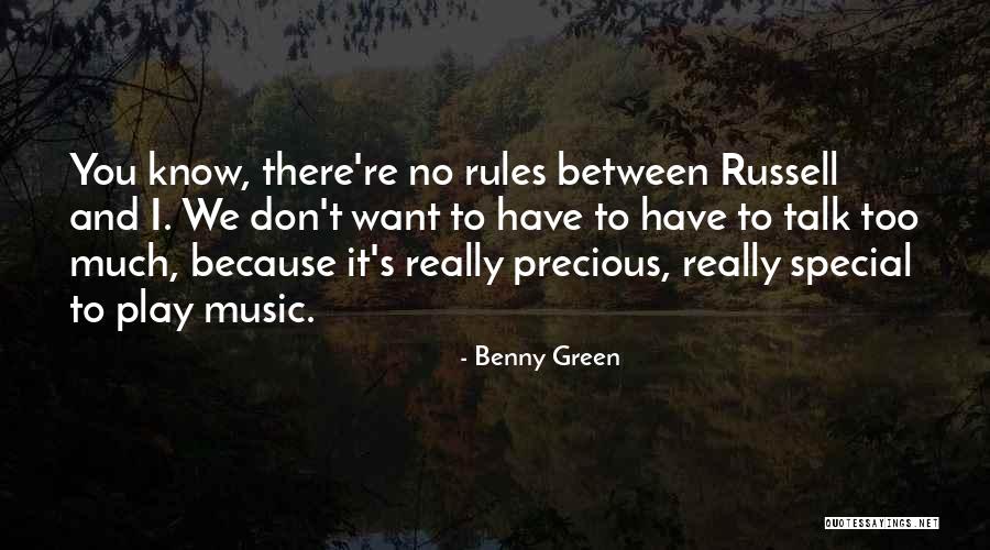 Rules And Quotes By Benny Green