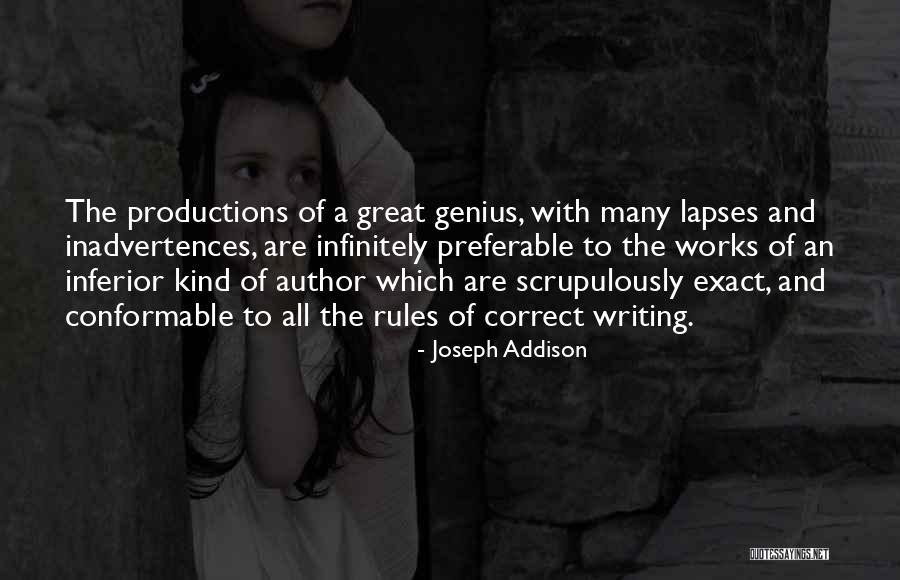 Rules And Quotes By Joseph Addison