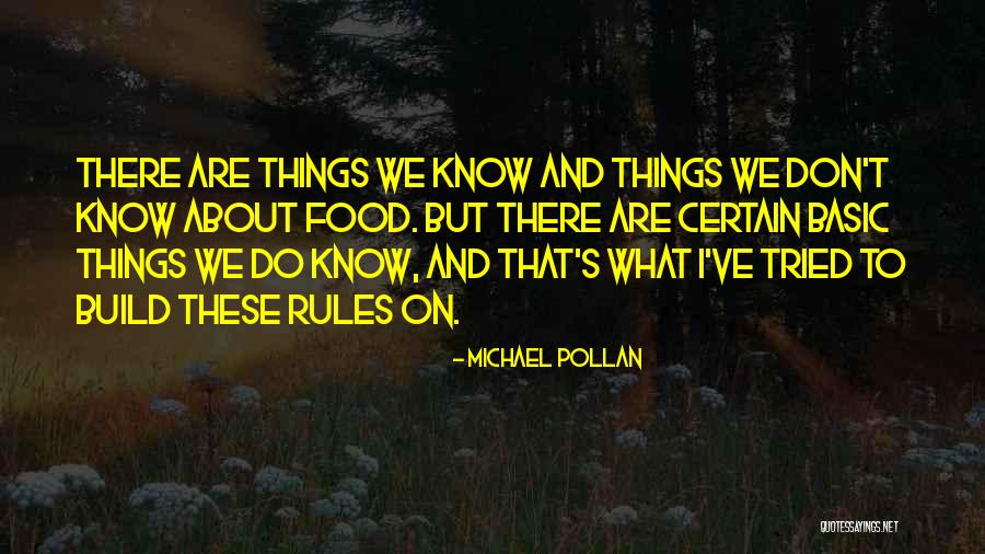 Rules And Quotes By Michael Pollan