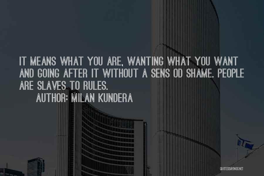 Rules And Quotes By Milan Kundera