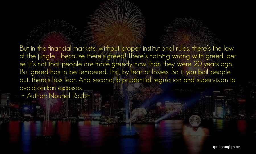 Rules And Regulation Quotes By Nouriel Roubini