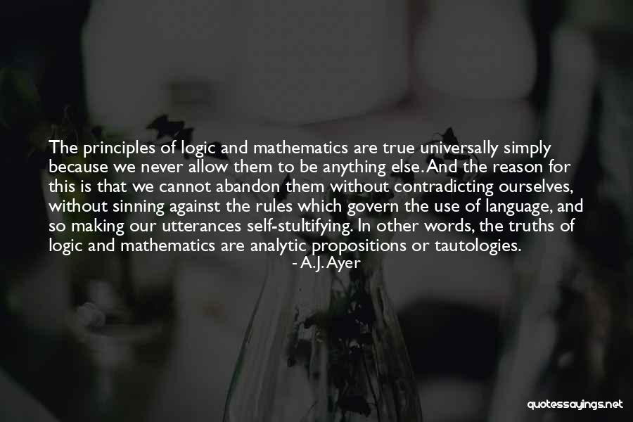 Rules For Use Of Quotes By A.J. Ayer Rules For Use Of Quotes By A.J. Ayer