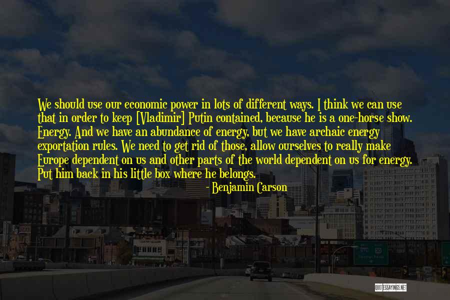 Rules For Use Of Quotes By Benjamin Carson Rules For Use Of Quotes By Benjamin Carson