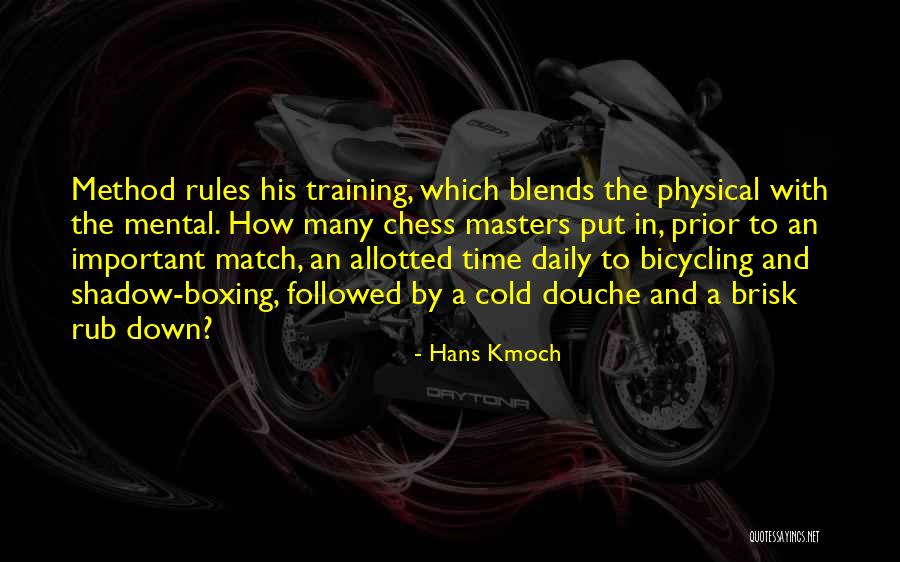 Rules Must Be Followed Quotes By Hans Kmoch Rules Must Be Followed Quotes By Hans Kmoch