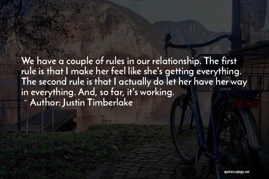 Rules Of Marriage Quotes By Justin Timberlake