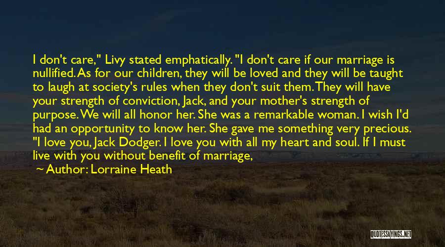 Rules Of Marriage Quotes By Lorraine Heath