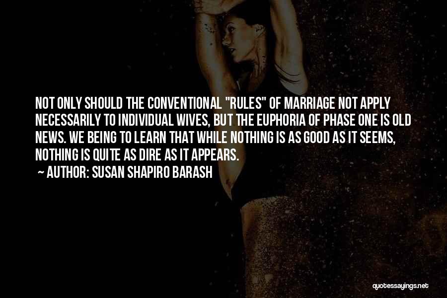 Rules Of Marriage Quotes By Susan Shapiro Barash