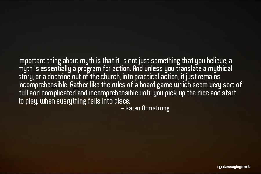 Rules Of The Game Quotes By Karen Armstrong