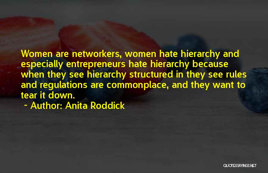 Rules Regulations Quotes By Anita Roddick