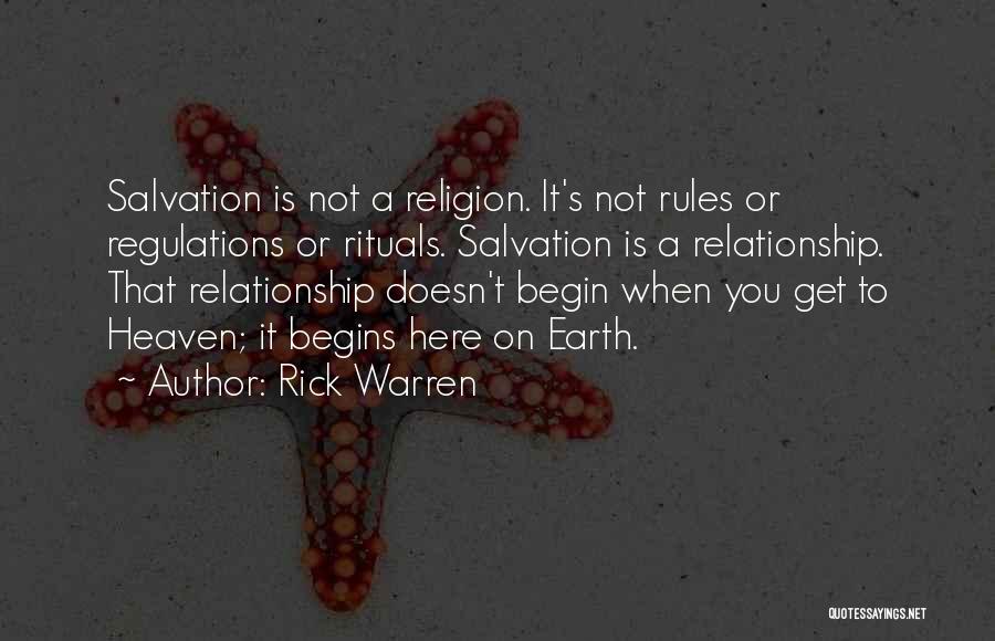Rules Regulations Quotes By Rick Warren