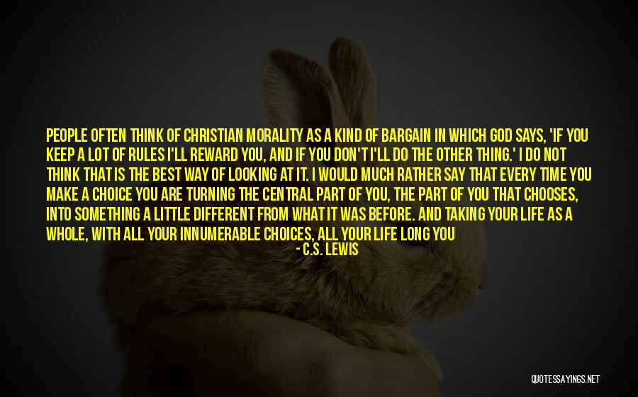 Rules To Life Quotes By C.S. Lewis Rules To Life Quotes By C.S. Lewis