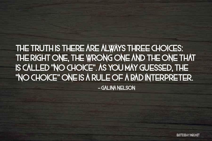 Rulings Glenda Quotes By Galina Nelson Rulings Glenda Quotes By Galina Nelson