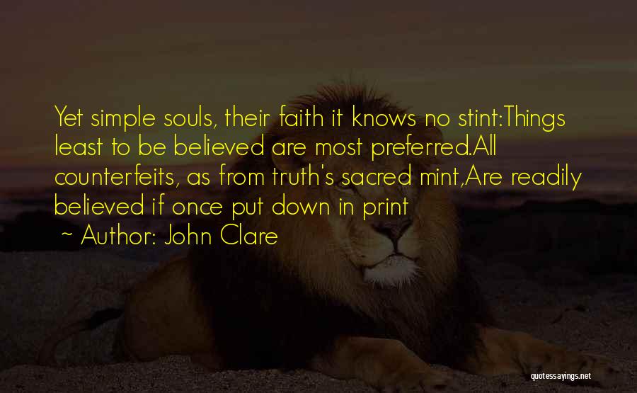 Rumors And Truth Quotes By John Clare