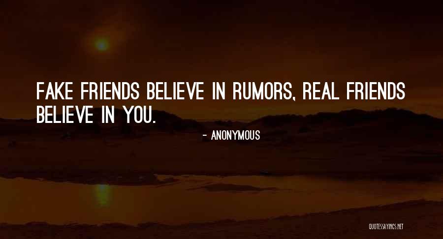 Rumors Quotes By Anonymous