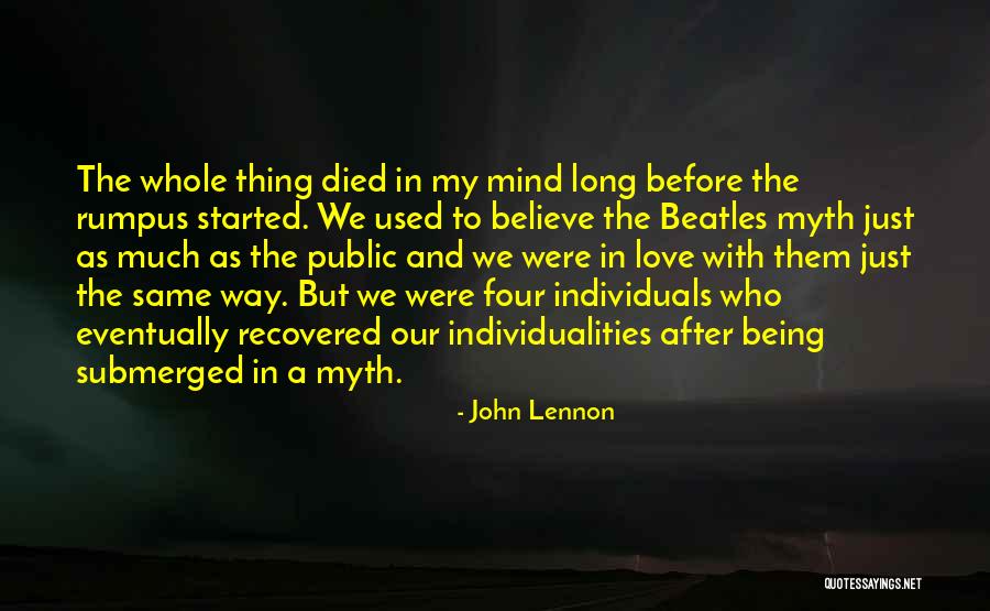 Rumpus Quotes By John Lennon Rumpus Quotes By John Lennon