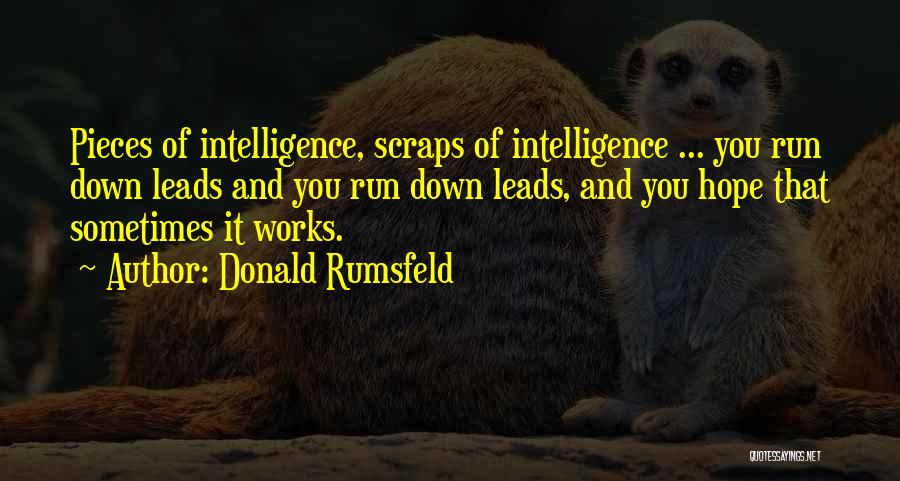 Rumsfeld Quotes By Donald Rumsfeld