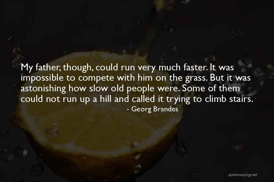 Run Faster Quotes By Georg Brandes