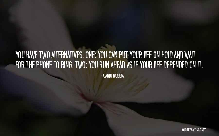 Run For Your Life Quotes By Carlo Rubbia Run For Your Life Quotes By Carlo Rubbia