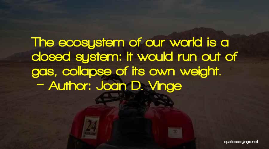 Run Out Of Gas Quotes By Joan D. Vinge