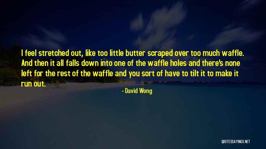 Run Out Quotes By David Wong