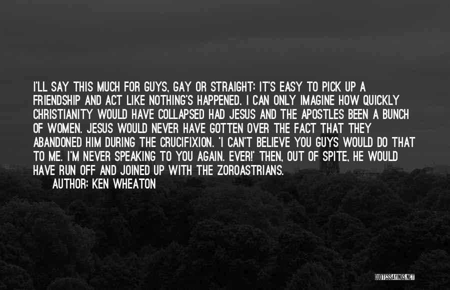 Run Over Me Quotes By Ken Wheaton