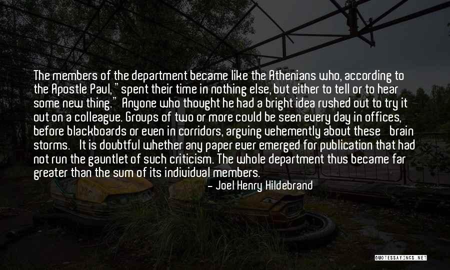 Run The Gauntlet Quotes By Joel Henry Hildebrand Run The Gauntlet Quotes By Joel Henry Hildebrand