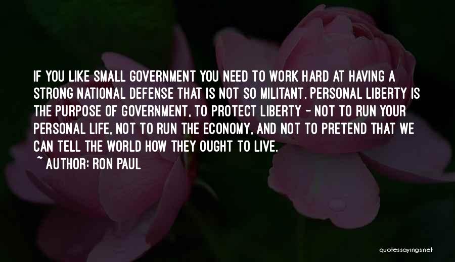 Run To Live Quotes By Ron Paul