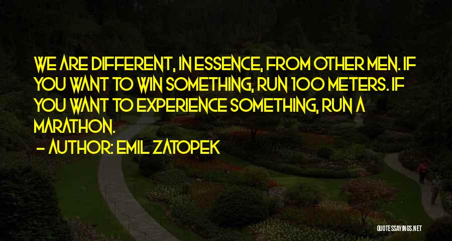 Run To Win Quotes By Emil Zatopek