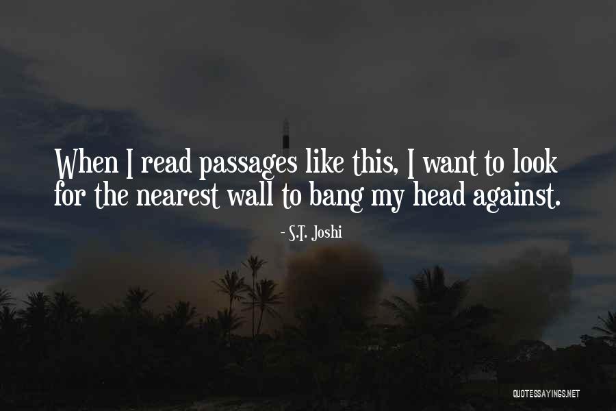 Runions Gun Quotes By S.T. Joshi Runions Gun Quotes By S.T. Joshi