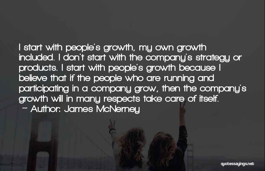 Running A Company Quotes By James McNerney