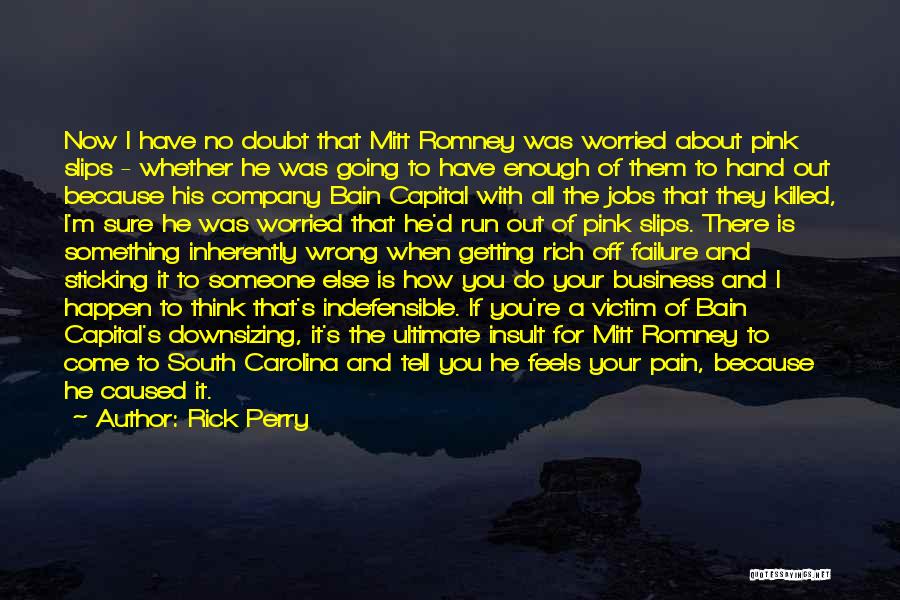 Running A Company Quotes By Rick Perry