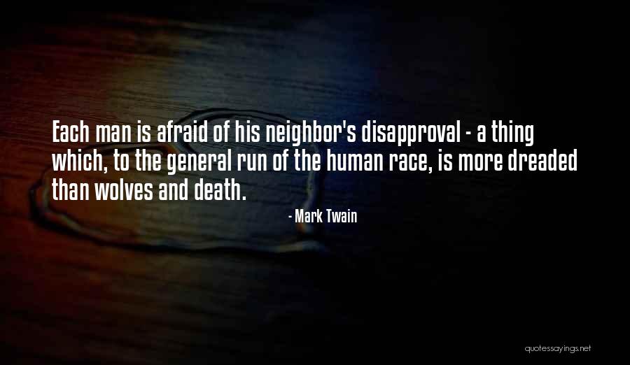 Running A Race Quotes By Mark Twain