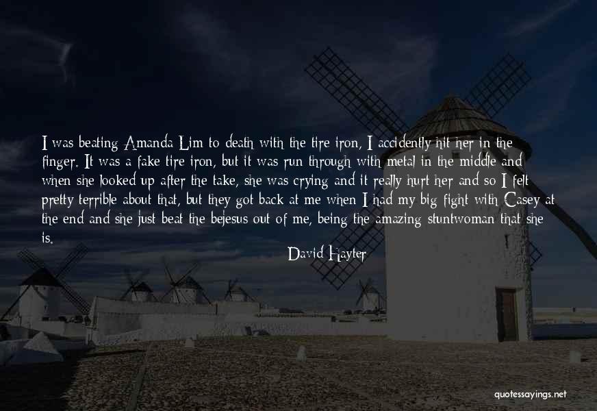 Running After Me Quotes By David Hayter Running After Me Quotes By David Hayter