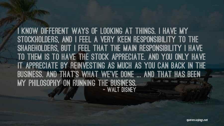 Running And Not Looking Back Quotes By Walt Disney