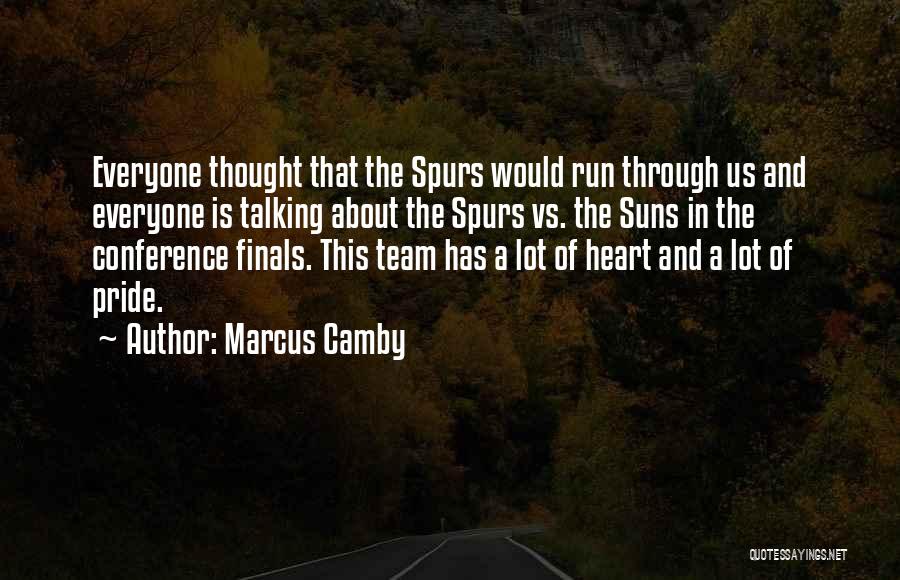 Running As A Team Quotes By Marcus Camby