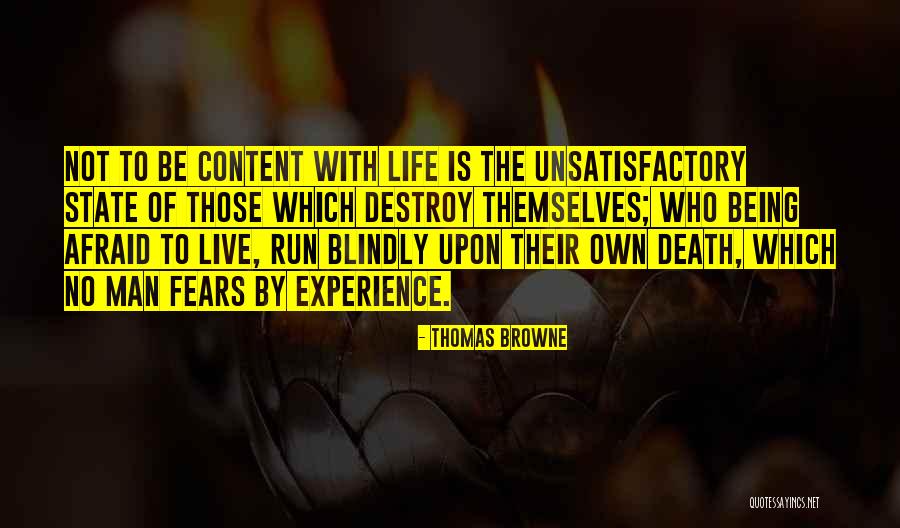 Running Being Quotes By Thomas Browne Running Being Quotes By Thomas Browne